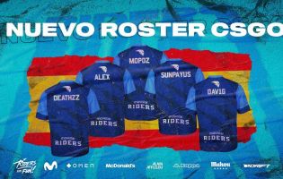 Movistar Riders reveal new CS:GO roster