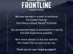The closed beta for Ghost Recon Frontline has been delayed