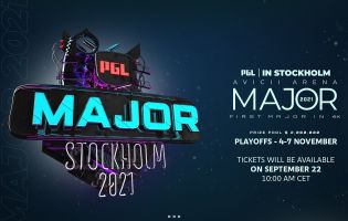 Tickets for PGL Major Stockholm 2021 are set to go live on September 22