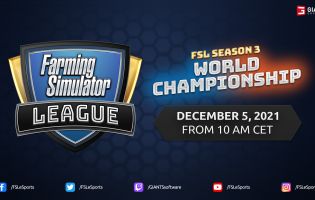 Farming Simulator League Season 3 World Championship set to conclude on December 5