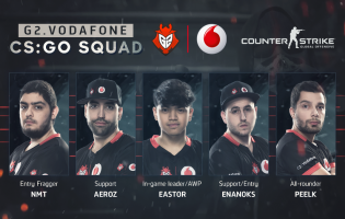 G2 Esports renew contract with Vodafone Spain